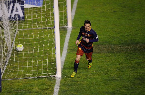 Messi a jeho dnešný hetrik do siete Raya Vallecana (VIDEO)