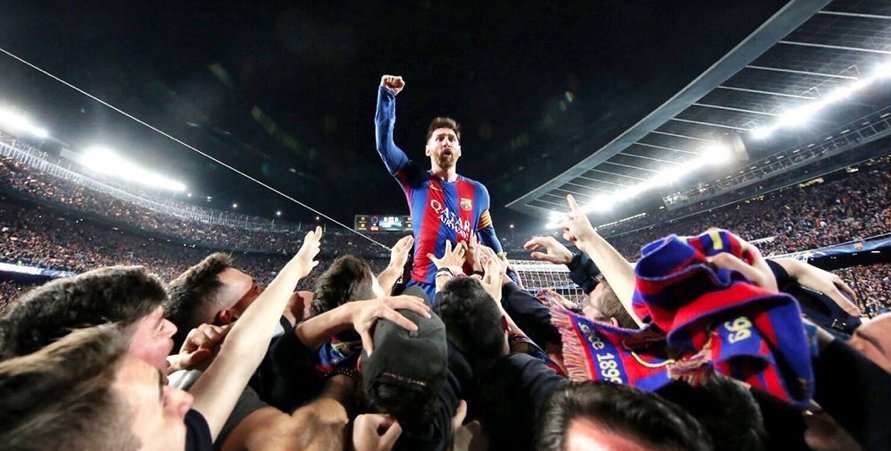 Epická reakcia Messiho po góle na 6:1: Okamžite skočil medzi fanúšikov! (VIDEO)