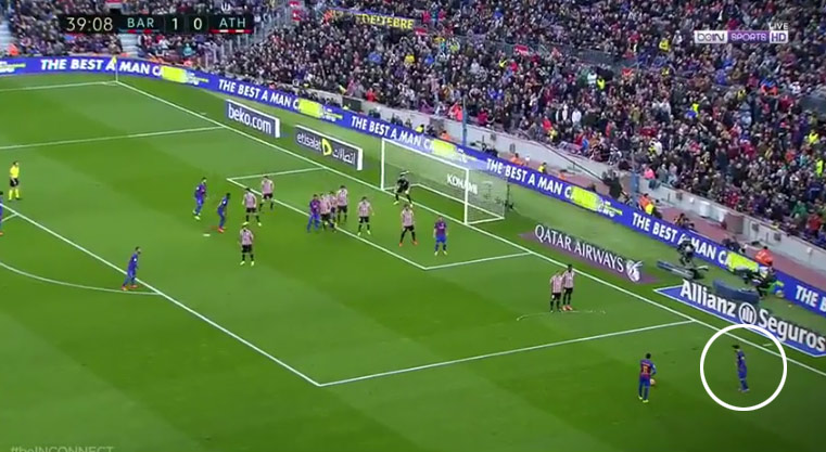 Messi nachytal brankára Bilbaa priamym kopom z netradičného miesta. Nikto v histórii Barcelony nedal viac gólov z priameho kopu! (VIDEO)