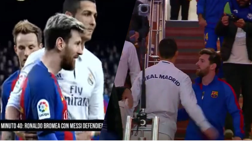 Zábery z priateľského stretnutia Messiho a Ronalda počas El Clásica (VIDEO)