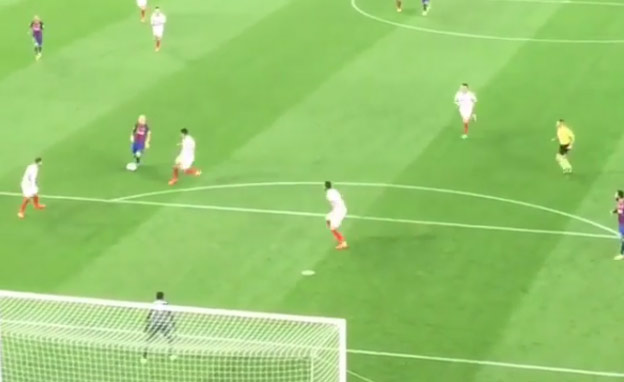 Messiho geniálne sólo od polovice ihriska. K dokonalému gólu chýbali centimetre! (VIDEO)