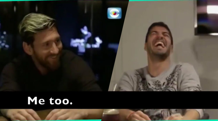 Messi sa priznal moderátorovi, že močí posediačky. Luis Suarez vedľa vybuchol od smiechu! (VIDEO)