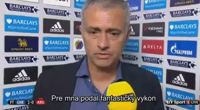 Mourinhove slová po zápase: Arsenal sa stále iba sťažuje a Diego Costa podal fantastický výkon! (VIDEO + Titulky)