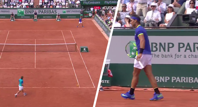 Nechytateľný úder Rafu Nadala počas dnešného finále na French Open! (VIDEO)