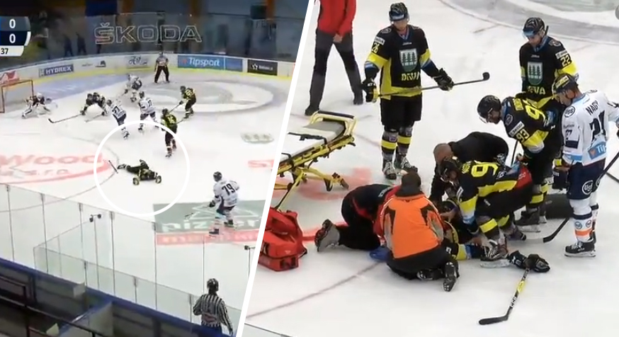 Desivý moment v zápase Tipsport Ligy: Laco Nagy poslal súpera do bezvedomia. Okamžite ho museli transportovať do nemocnice! (VIDEO)
