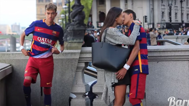 Chalan prezlečený za Neymara balil na ulici baby, pozrite si ich reakcie! (VIDEO)