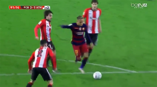 Neymarova famózna individuálna akcia pri treťom góle proti Bilbau! (VIDEO)