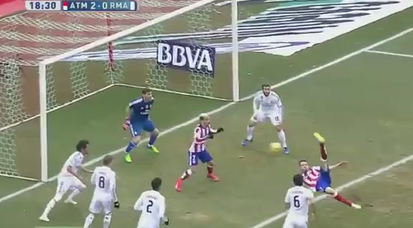 Krásny gól Atletica Madrid proti Realu na 2:0