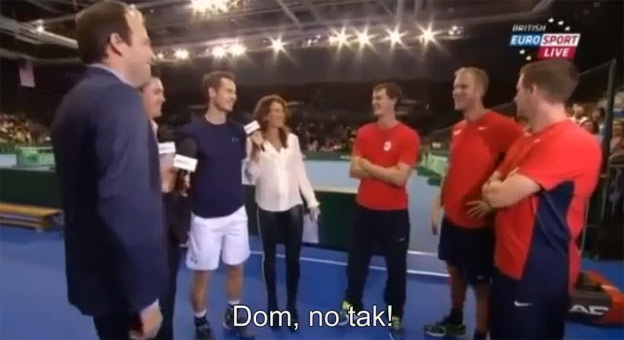 Andy Murray poriadne zavaril kolegovi z Davis Cupu!