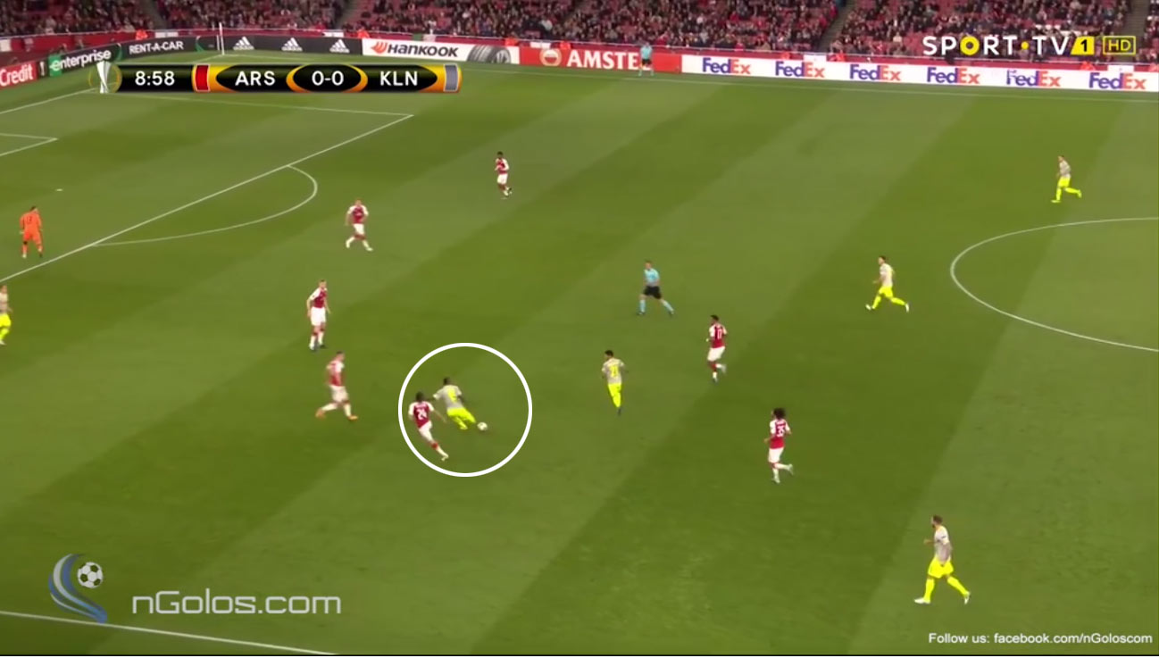 Arsenal inkasoval od Kolína v Európskej Lige fantastický gól. Cordoba preloboval Ospinu z 35 metrov! (VIDEO)