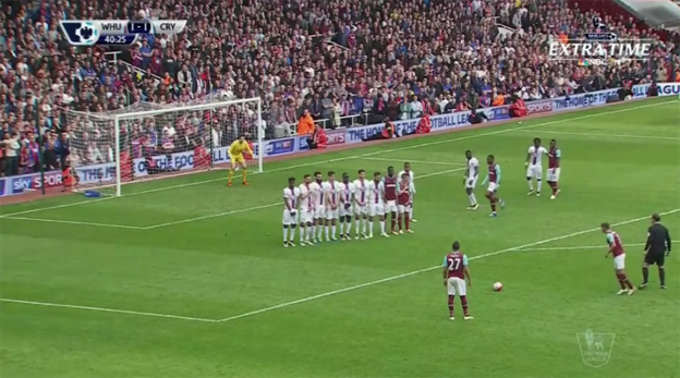 Dimitri Payet strelil proti Crystal Palace ďalší fantastický gol z priameho kopu! (VIDEO)