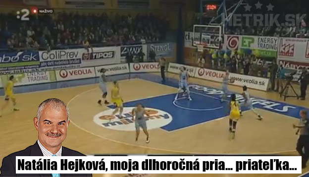 Opitý Ján Plesník komentoval zápas v Basketbale!