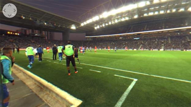 Unikátne zábery z futbalového zápasu nasnímané 360 stupňovou kamerou (VIDEO)