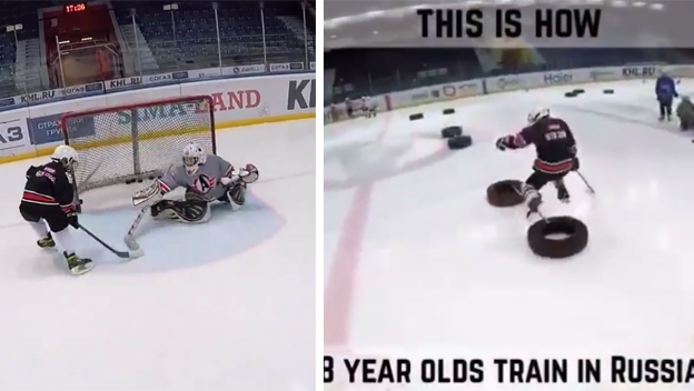Prečo nemáme tak dobrých mladých hokejistov? Stačí sa pozrieť na tréning 8 ročných Rusov v Jekaterinburgu! (VIDEO)