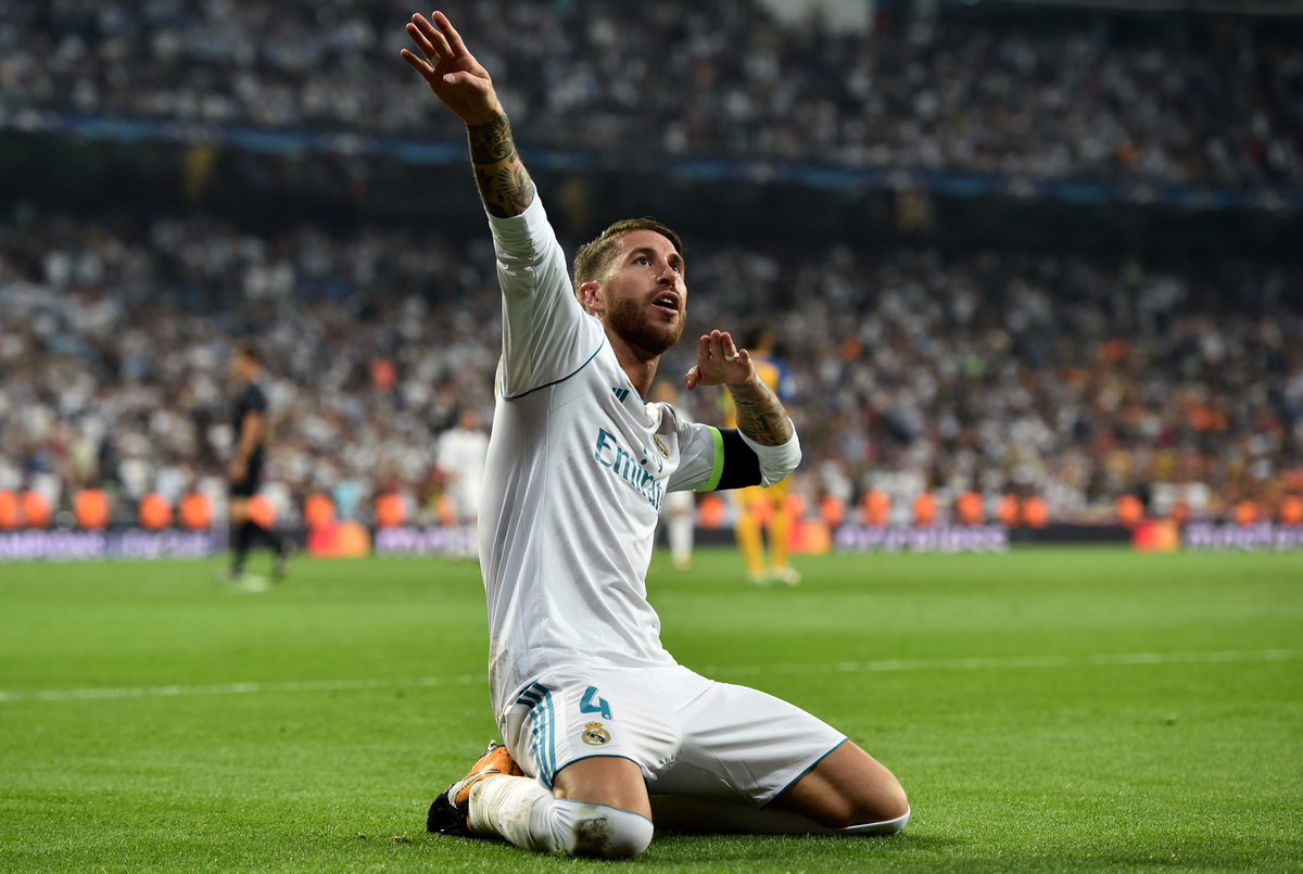 Keď je Sergio Ramos lepší strelec ako väčšina útočníkov. Pozrite si jeho dnešný parádny gól nožničkami v Lige Majstrov! (VIDEO)