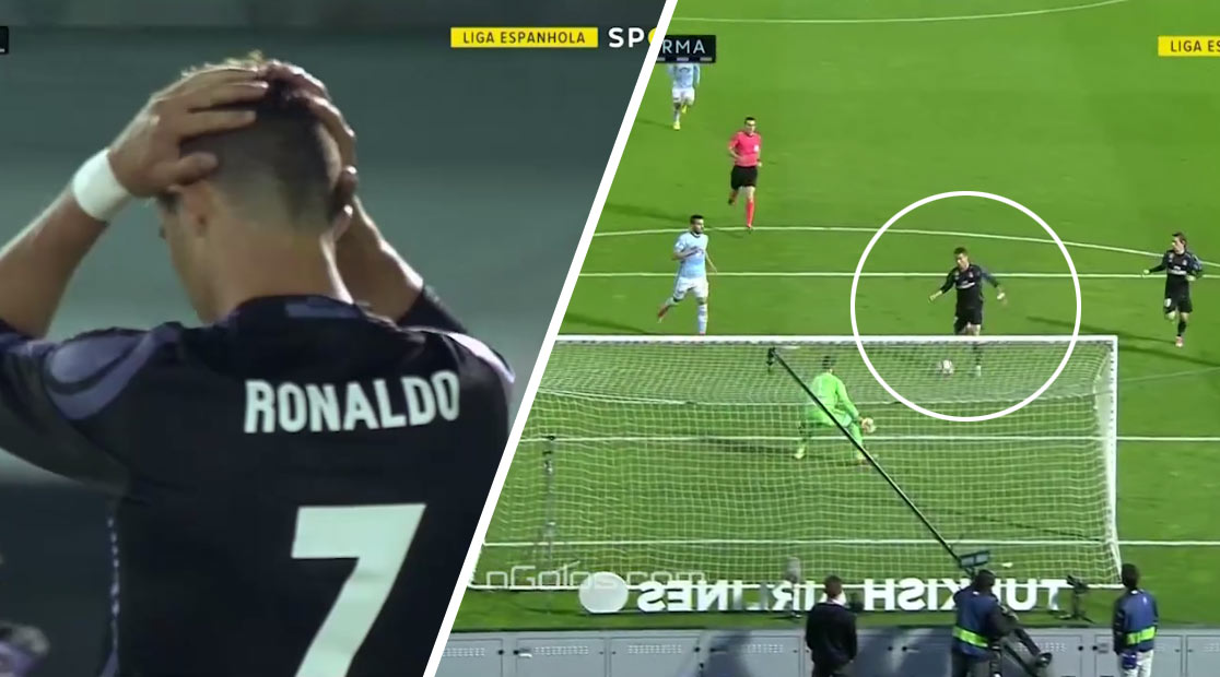 Aj majster tesár sa niekedy utne: Ronaldo z pár metrov dokázal netrafiť bránku! (VIDEO)