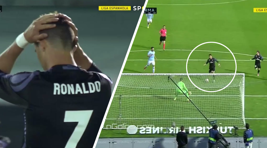 Aj majster tesár sa niekedy utne: Ronaldo z pár metrov dokázal netrafiť bránku! (VIDEO)