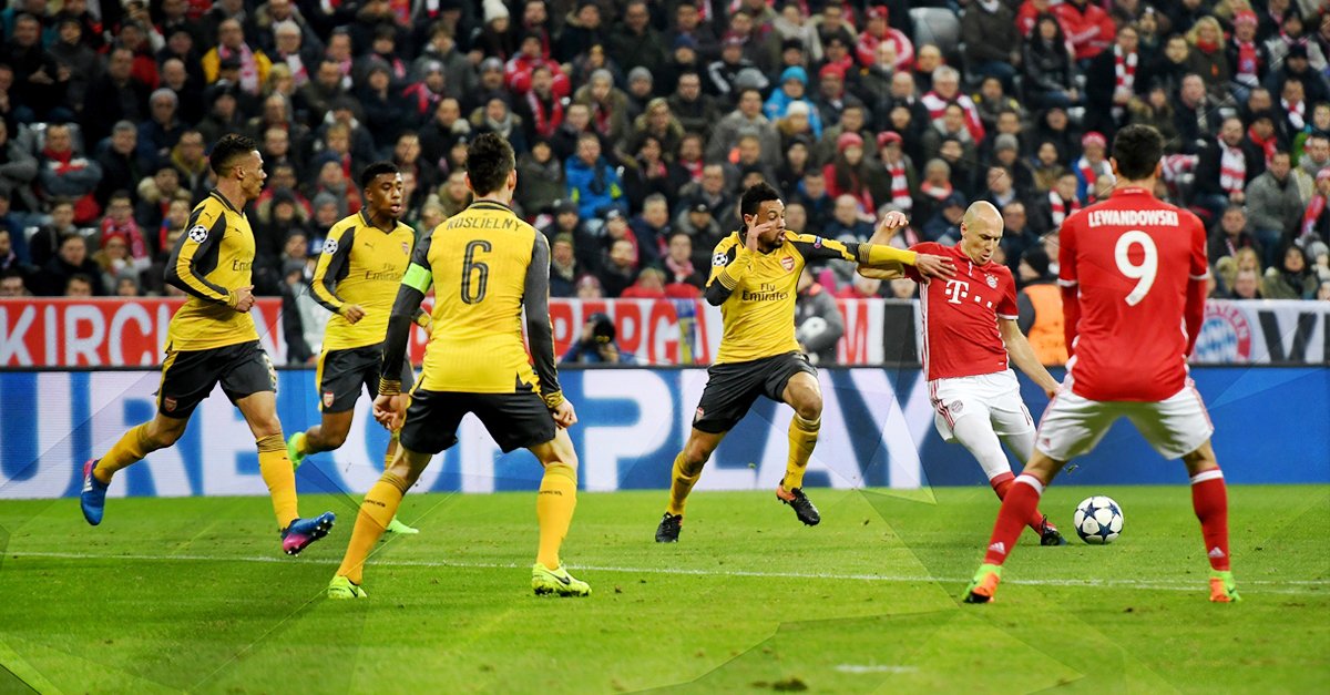 Arjen Robben nechytateľným gólom otváral skóre zápasu s Arsenalom! (VIDEO)