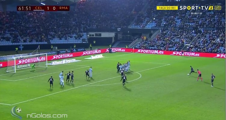Cristiano Ronaldo a jeho parádny priamy kop do siete Celty Vigo! (VIDEO)