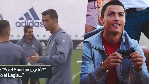 Cristiano Ronaldo prezradil na tréningu, za koho hráva doma hru FIFA. Nie je to ani Real a ani Manchester! (VIDEO)