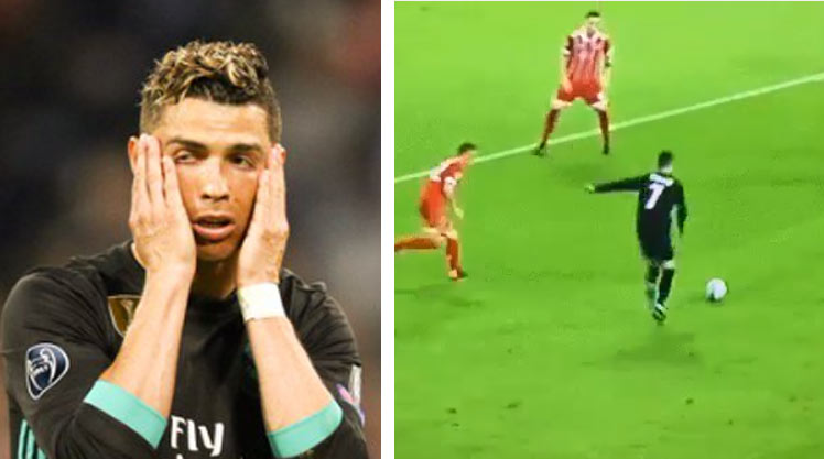 Ronaldov pokus o strelu v semifinále Ligy Majstrov skončil vhadzovaním Bayernu! (VIDEO)