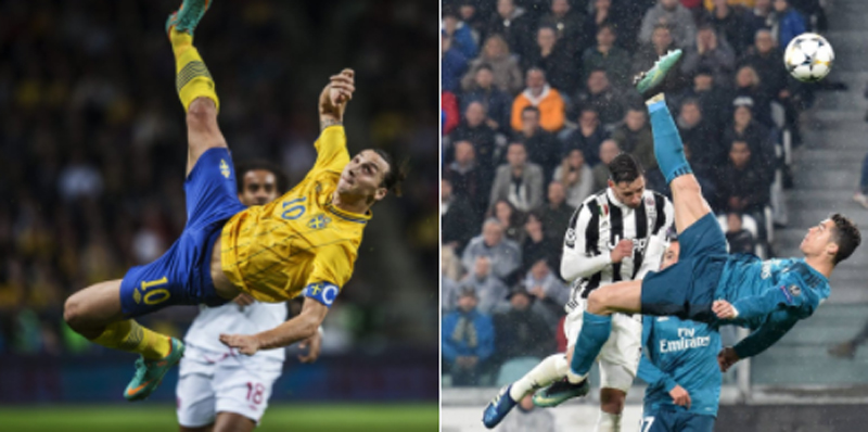 Zlatan Ibrahimovič reagoval na Ronaldov gól: Bol to síce pekný gól, no mal by to skúsiť zo 40-tich metrov! (VIDEO)