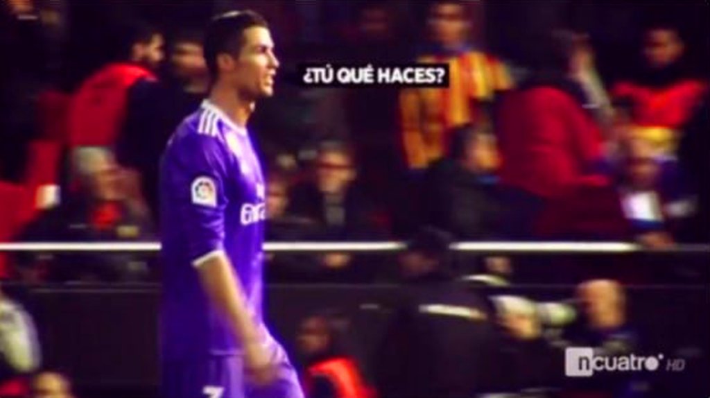 Frustrovaný Cristiano Ronaldo svojmu spoluhráčovi pri prehre s Valenciou: Ja som dal gól! Čo si urobil ty! (VIDEO)