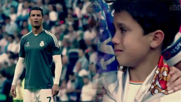 Ronaldo trafil malého chlapca, potom mu venoval svoj dres!