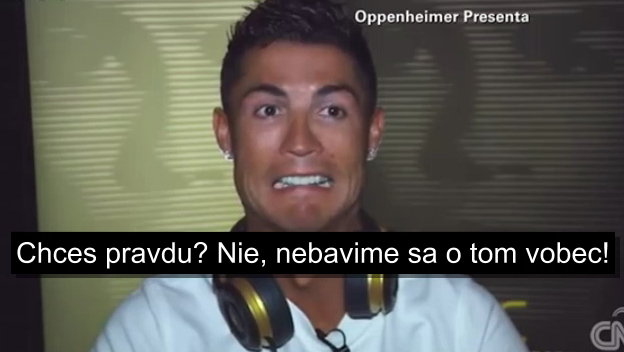 Ronaldo to parádne natrel moderátorovi, ktorý kládol hlúpe otázky (TITULKY)