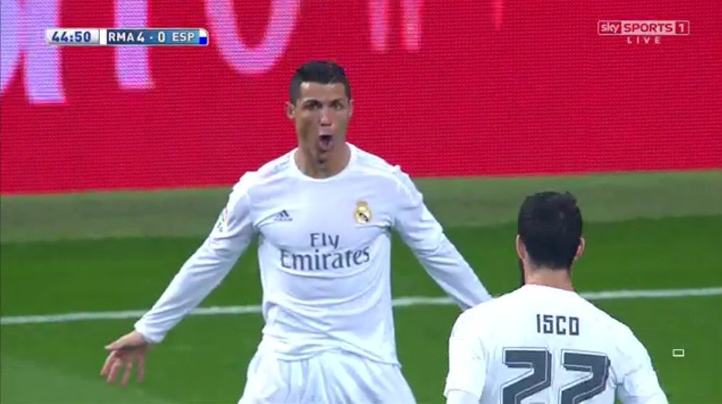Wau! Ronaldo si urobil z obrany Espanyolu dobrý deň a nekompromisne skóroval! (VIDEO)