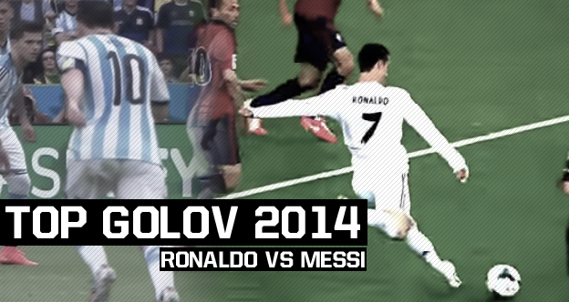 Top 10 Gólov v roku 2014: Ronaldo vs Messi