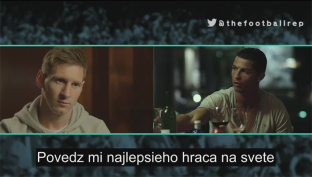 Messi sleduje trailer k Ronaldovmu filmu, pozrite si túto skvelú paródiu (Titulky)