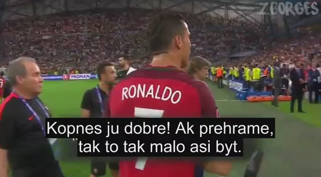 Ronaldo ako správny líder: Takto prehovoril Moutinha, aby išiel na penaltu v zápase s Poľskom! (VIDEO)