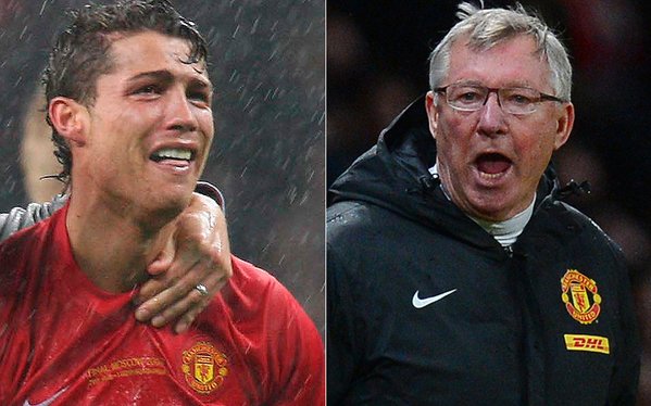 Ako Sir Alex Ferguson raz po zápase rozplakal Cristiana Ronalda