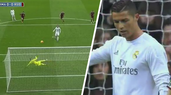 Cristiano Ronaldo a jeho katastrofálna penalta proti Realu Sociedad (VIDEO)