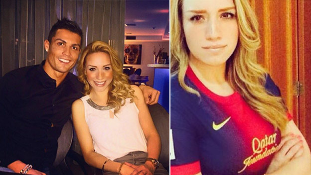 Ronaldo randí s mladou pilotkou, ktorá je fanúšičkou Barcelony! (FOTO)
