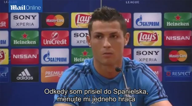 Urazený Ronaldo odišiel z tlačovky: Dostal otázku, prečo nedáva góly vonku! (TITULKY)