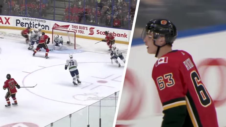 Slovenský talent Adam Ružička strelil svoj prvý gól Calgary Flames! (VIDEO)