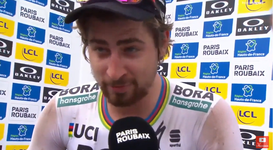 Reakcia Petra Sagana po triumfe na Paríž-Roubaix: Je to úžasné! (VIDEO)