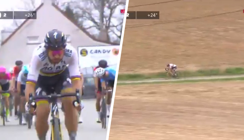 To dokáže jedine Sagan: Na dnešných pretekoch Paríž - Roubaix sa odtrhol od pelotónu 54 km pred cieľom a dobehol vedúcu skupinu! (VIDEO)