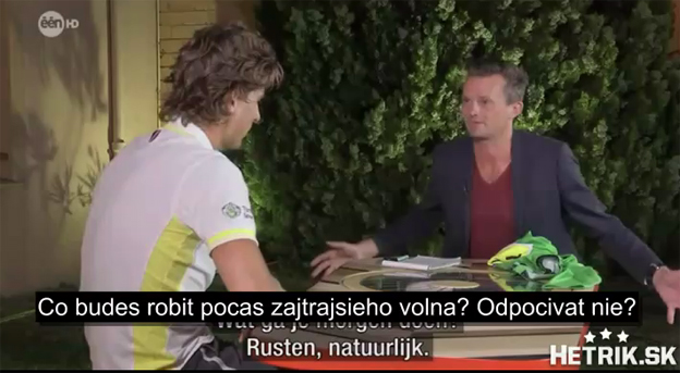 Sagan si pre belgickú TV zavtipkoval o voľnom dni: Možno konečne vyhrám etapu (VIDEO)