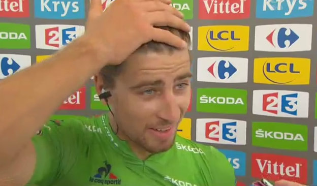 Reakcia Petra Sagana tesne po triumfe v dnešnej 11. etape na Tour de France! (VIDEO)