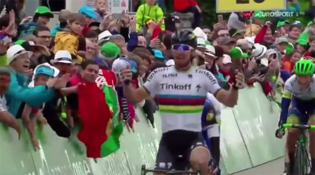 Skvelý Sagan vyhral 2. etapu okolo Švajčiarska, pozrite si jeho parádny finiš! (VIDEO)