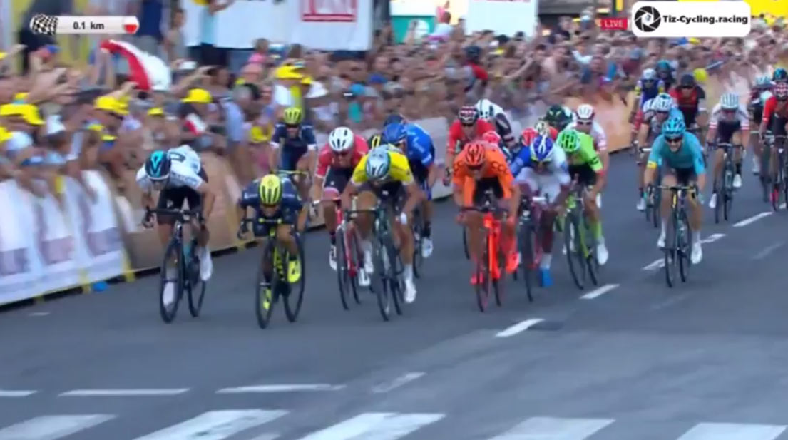 Peter Sagan v 4. etape okolo Poľska na 3. mieste. Stále je v žltom drese ako vedúci jazdec celých pretekov! (VIDEO)