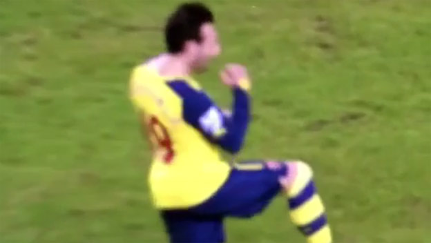 Cazorla si zatancoval pri oslave druhého gólu Arsenalu