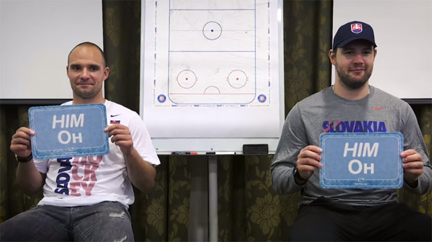 Sekera vs Meszároš: Vtipné video z dielne IIHF (VIDEO)