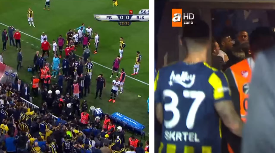 Škrtel bol v Turecku svedkom škandálu: Slávne derby medzi Fenerbahce a Besiktasom sa nedohralo! (VIDEO)