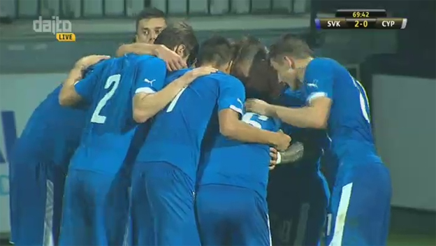 Slovenská 21-ka porazila v Myjave Cyprus 2:0 (VIDEO)