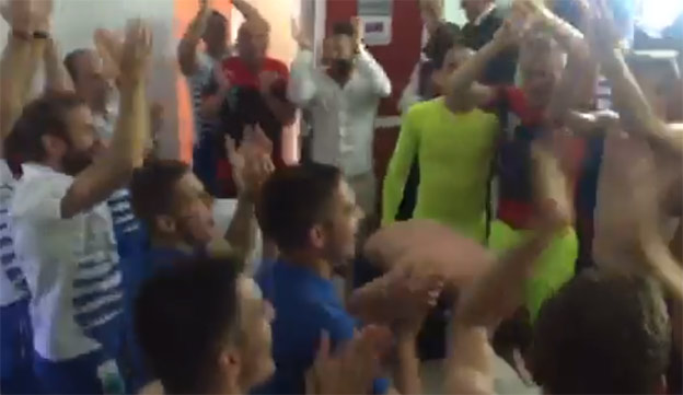 Obrovská radosť našich chlapcov z 21-ky po dnešnom triumfe nad Cyprom (VIDEO)