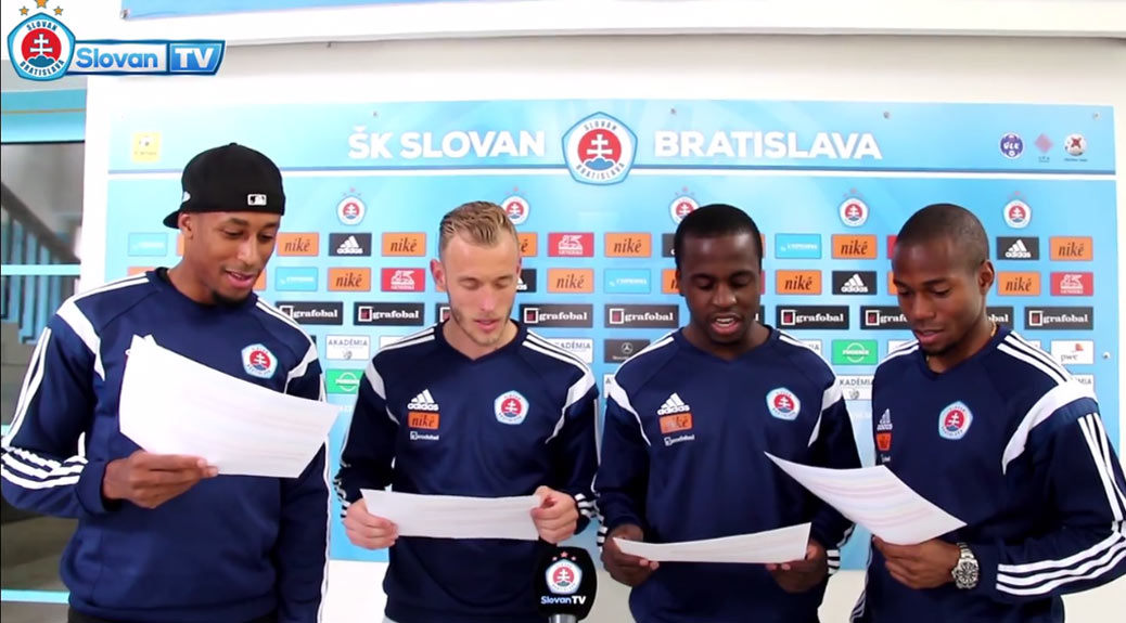 Holanďania v službách Slovana sa snažia spievať slovenskú hymnu! (VIDEO)